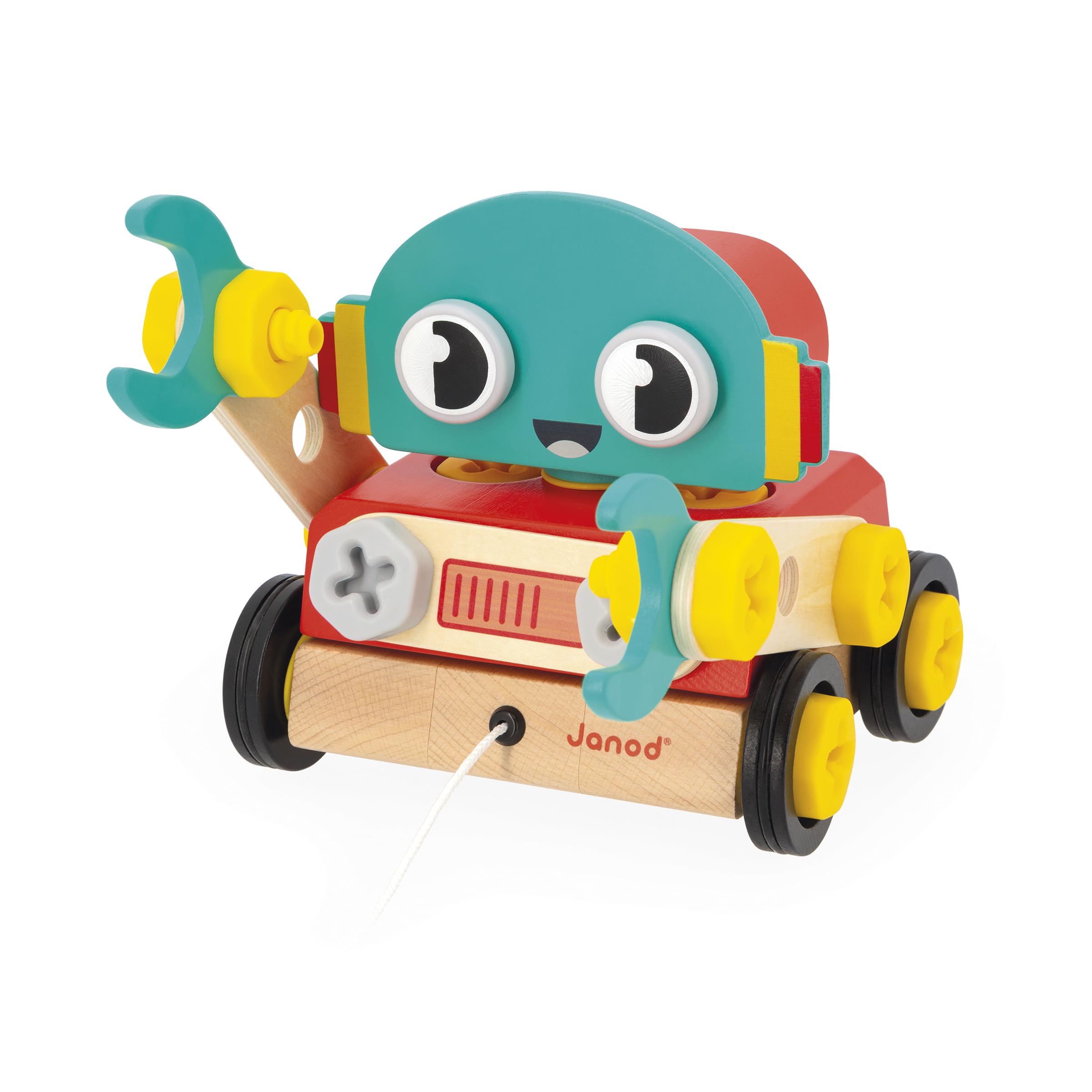 janod-brico-kids-mon-premier-jeu-de-construction-robot-en-bois-construire-42-pi- image 2