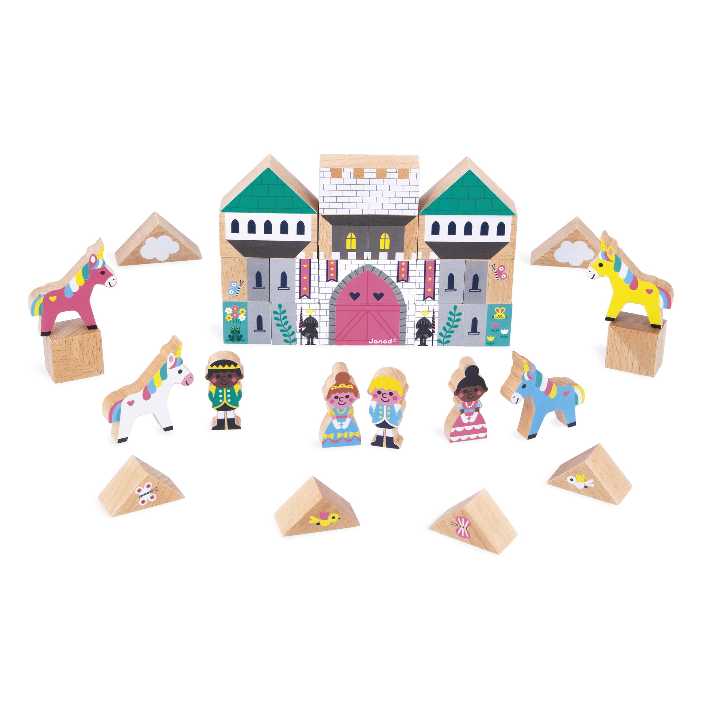 janod-cross-roads-royaume-enchant-j05927-set-35-cubes-bois-massif-construction image 3