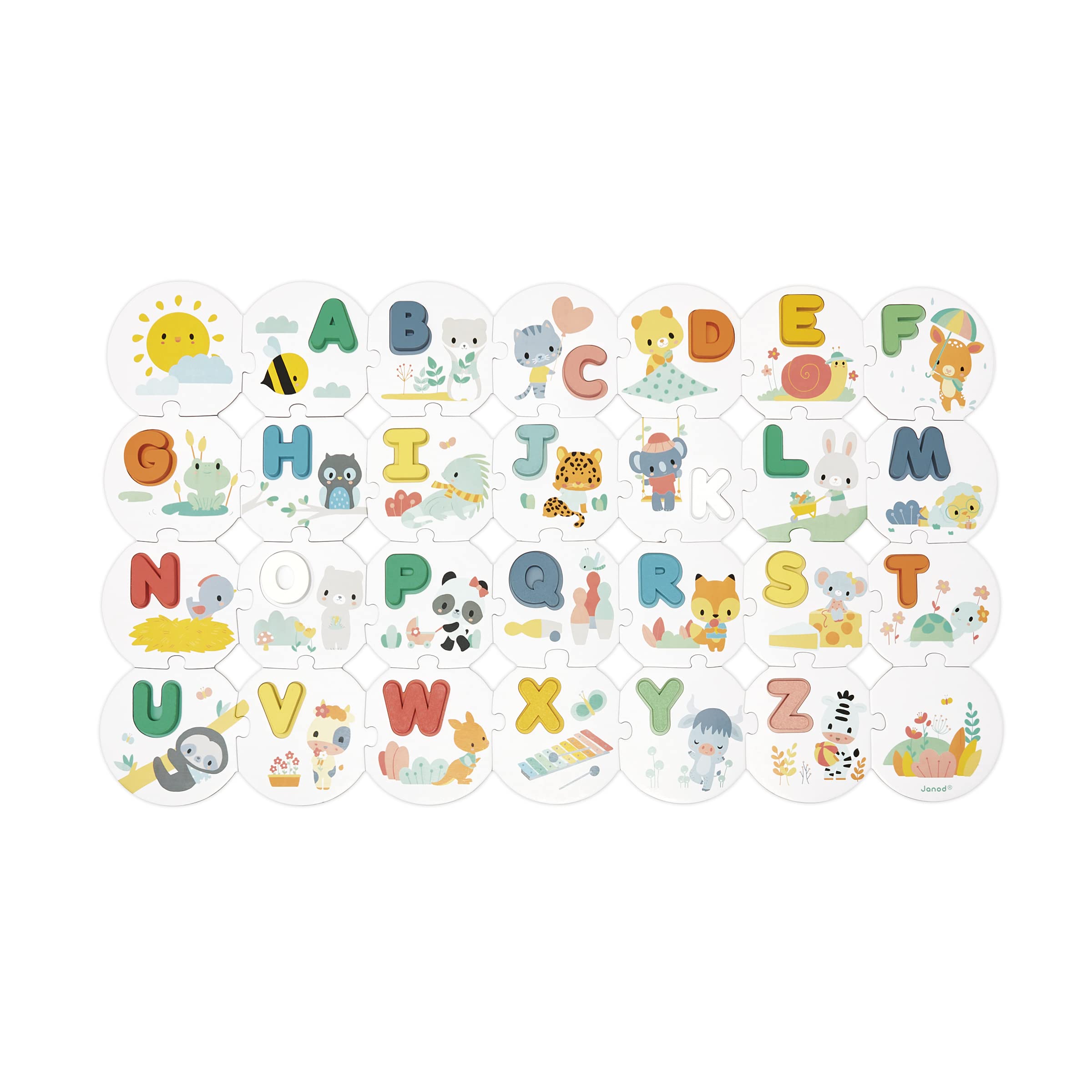 janod-pure-j08045-puzzle-mon-premier-alphabet-28-pi-ces-26-lettres-bois image 5
