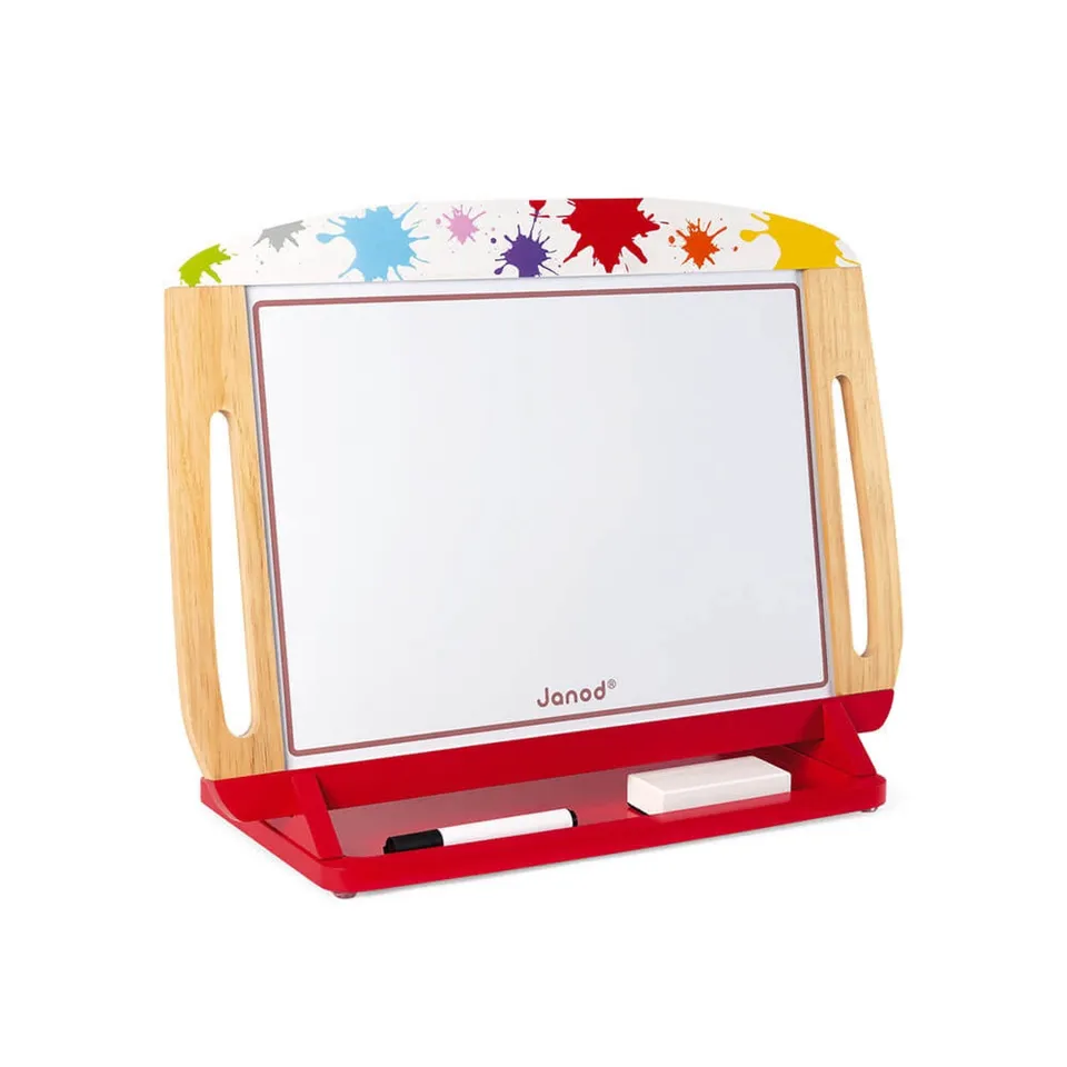janod-ardoise-de-table-splash-ardoise-double-face-magn-tique-et-craie image 1