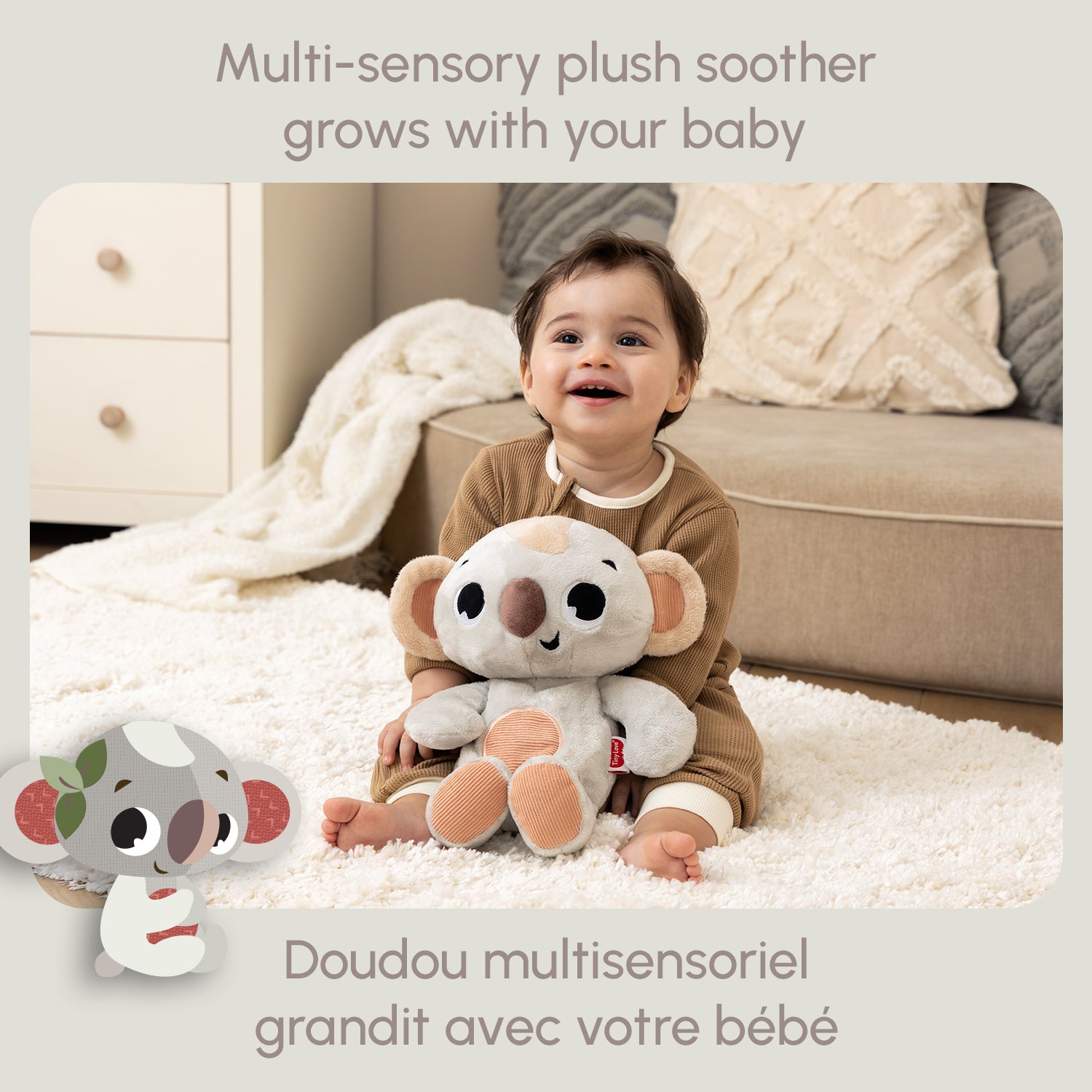 tiny-love-snuggly-buddy-koala-boho-chic-peluche-apaisante-avec-respiration image 2