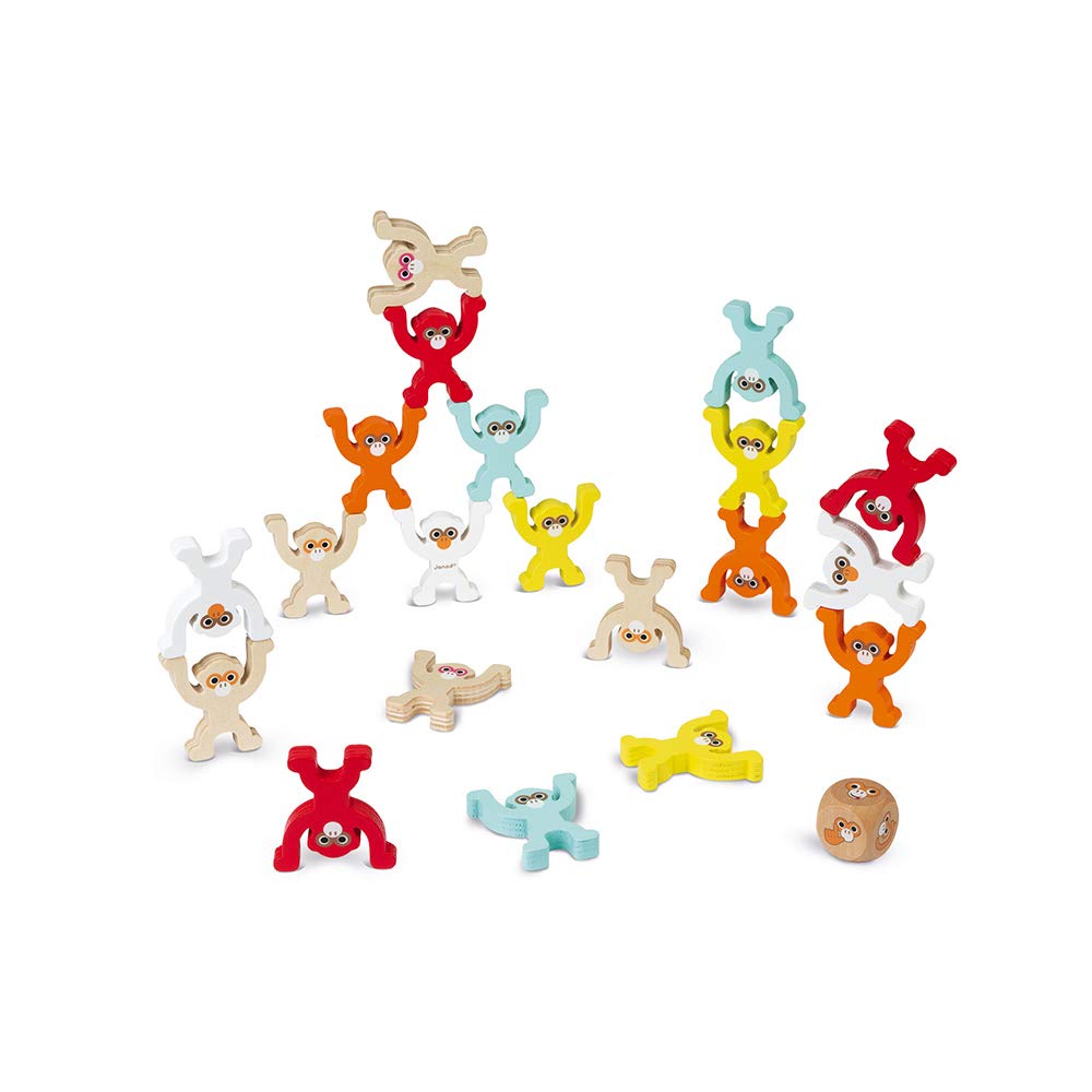 janod-monkey-pyramid-j02633-jeu-de-soci-t-en-bois-singes-acrobatiques image 3