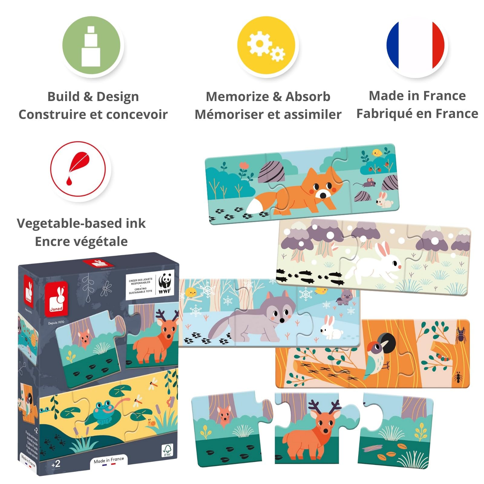 janod-j08649-puzzle-animaux-et-empreintes-bo-te-de-10-puzzles-3-pi-ces image 4