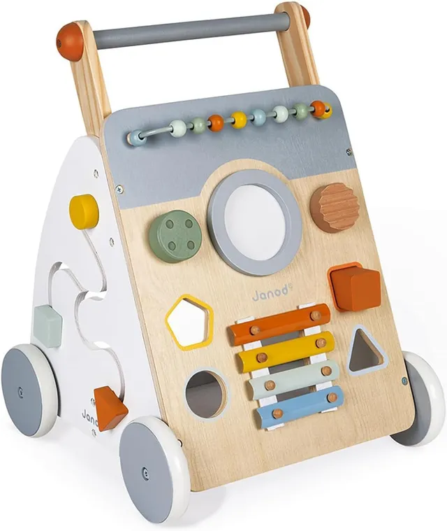 janod-sweet-cocoon-j04410-chariot-multi-activit-s-en-bois-9-activit-s-d-s-12-moi image 1
