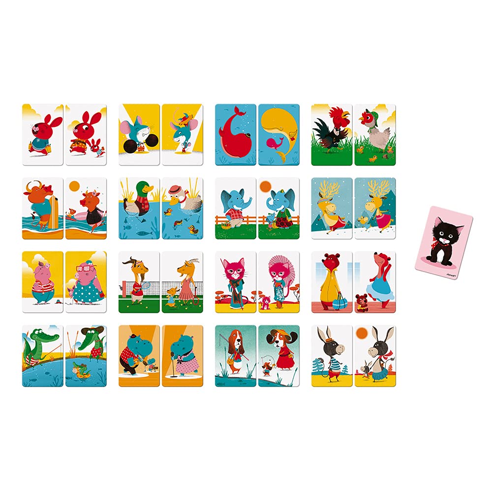 janod-mistigri-j02752-jeu-de-cartes-16-familles-animaux-2-6-joueurs image 3