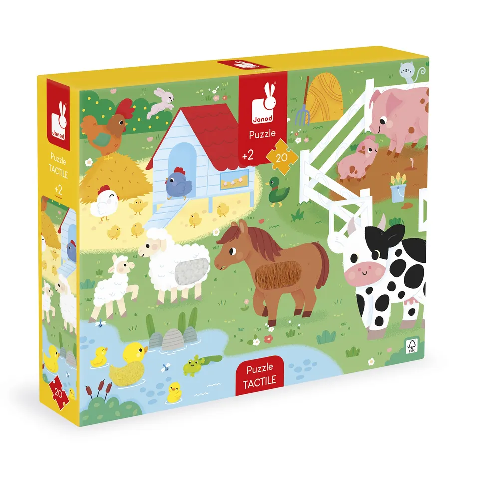 janod-puzzle-tactile-enfant-20-pi-ces-ferme-poster image 1