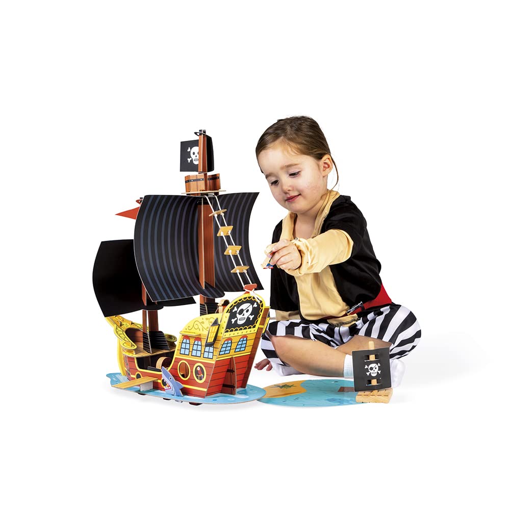 janod-story-j08579-bateau-pirates-construire-7-figurines-bois image 7