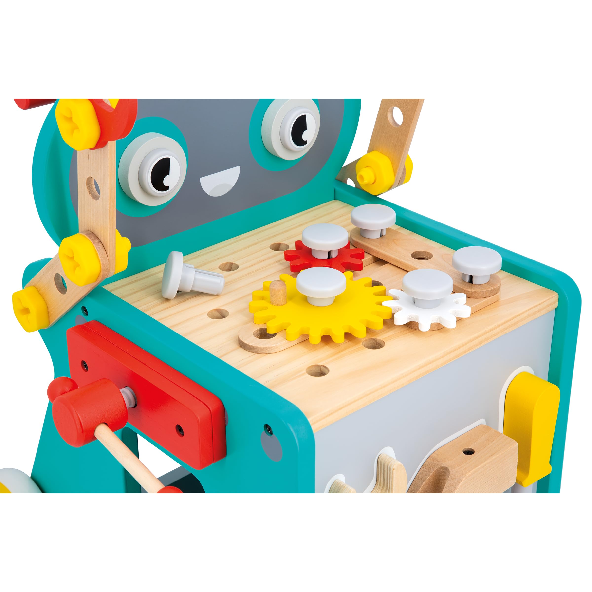 janod-brico-kids-mon-premier-jeu-de-construction-chariot-robot-j06456-18-mois image 5