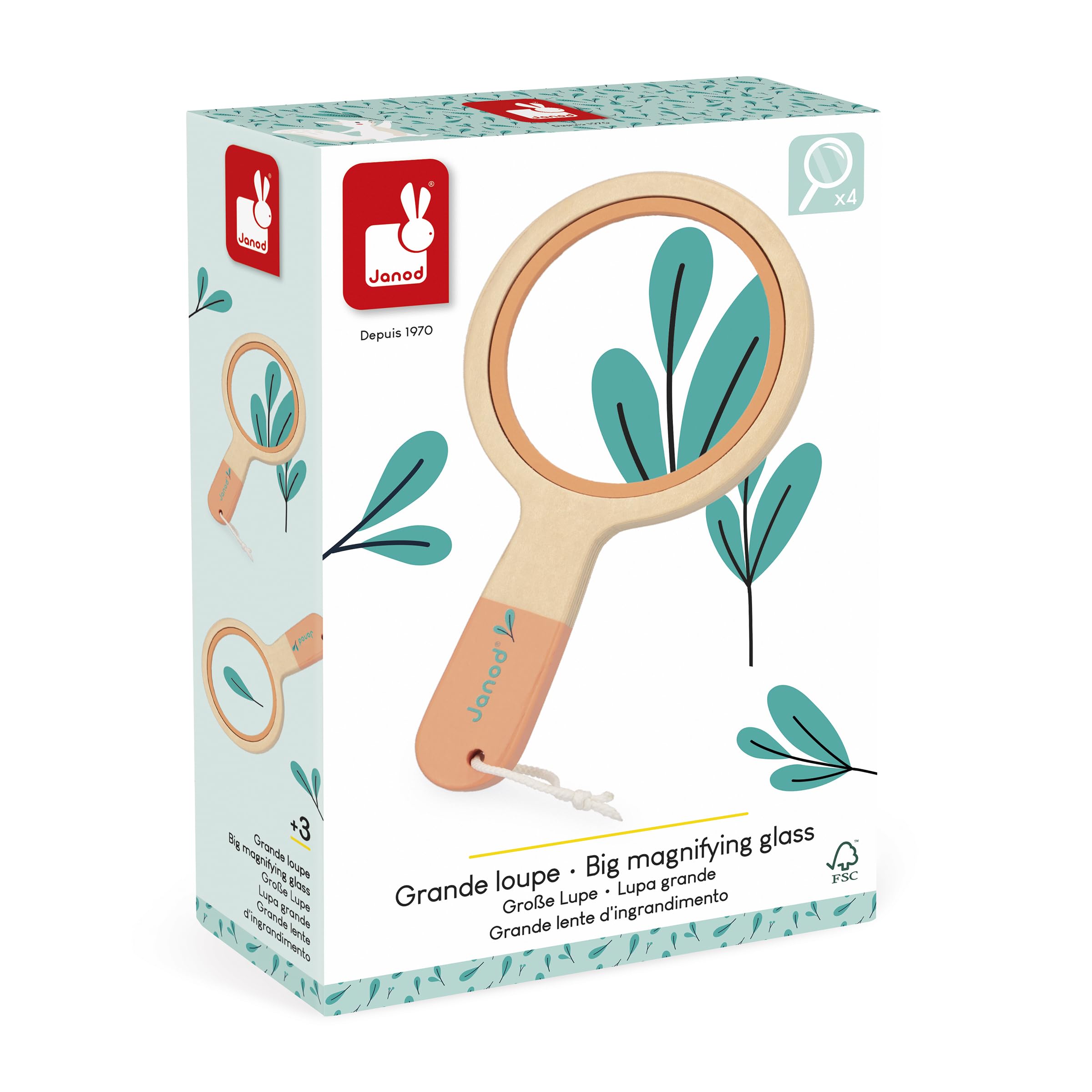 janod-grande-loupe-en-bois-enfant-grossissement-x4 image 3