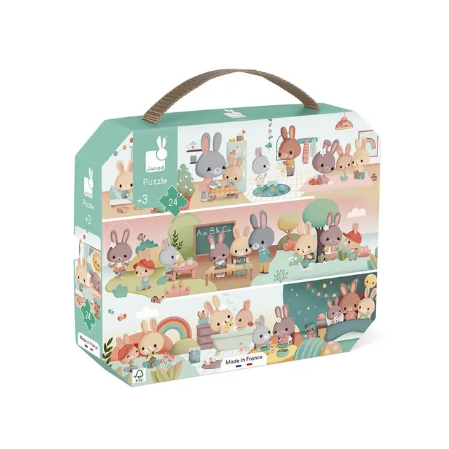 janod-j02601-puzzle-enfant-une-journ-e-24-pi-ces-d-s-3-ans image 1