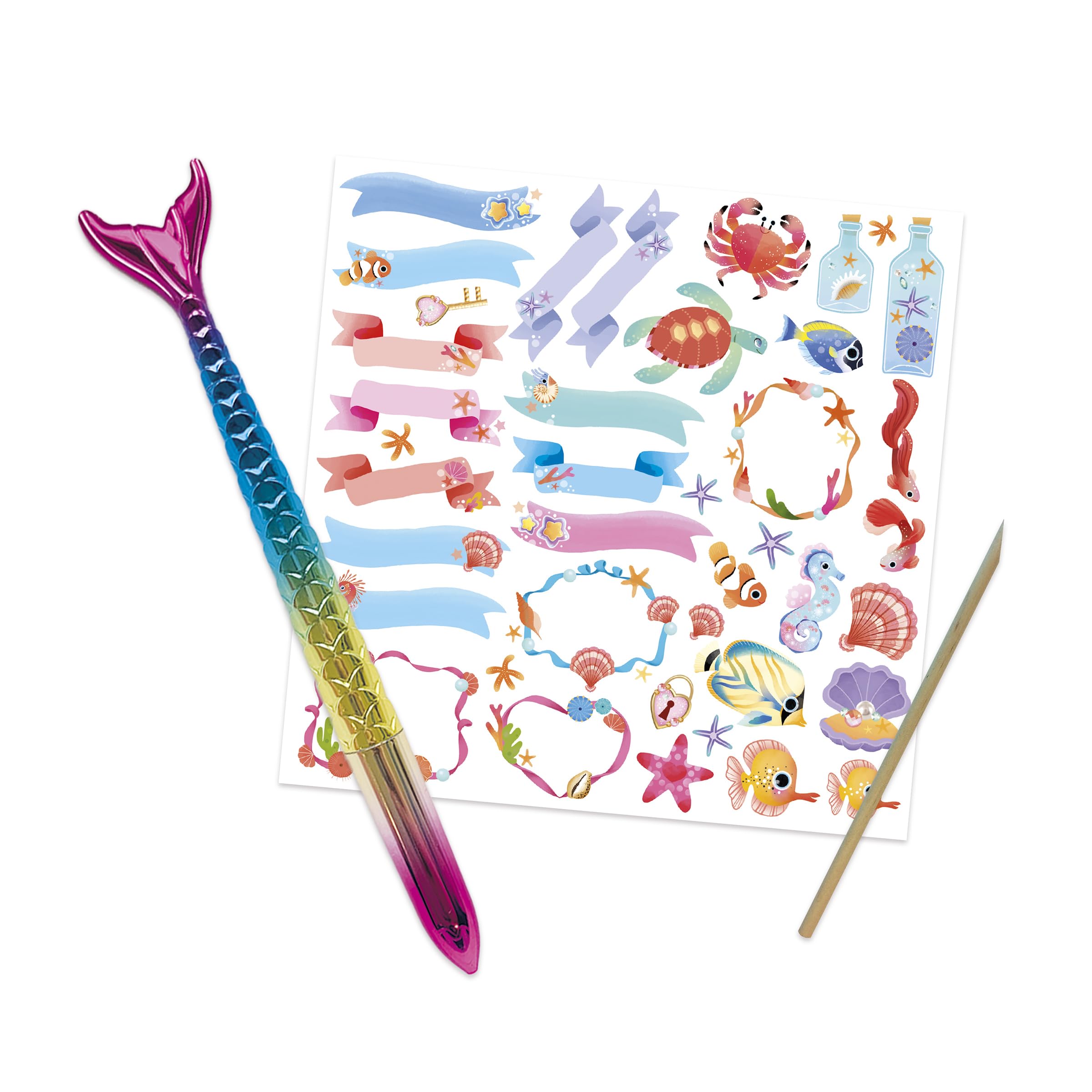 janod-magic-ocean-j09109-carnet-secret-journal-intime-sir-ne-stylo image 4