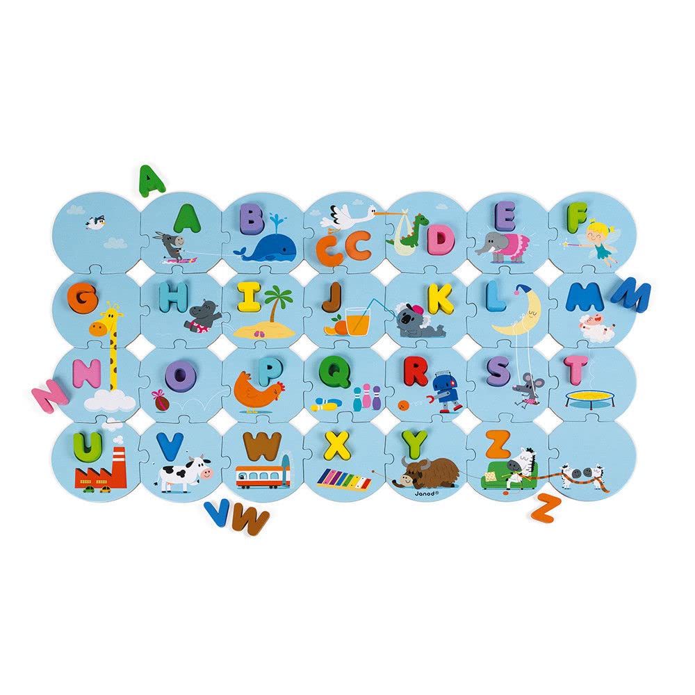 janod-puzzle-alphabet-j02707-puzzle-bois-54-pi-ces-26-lettres-cursives image 3