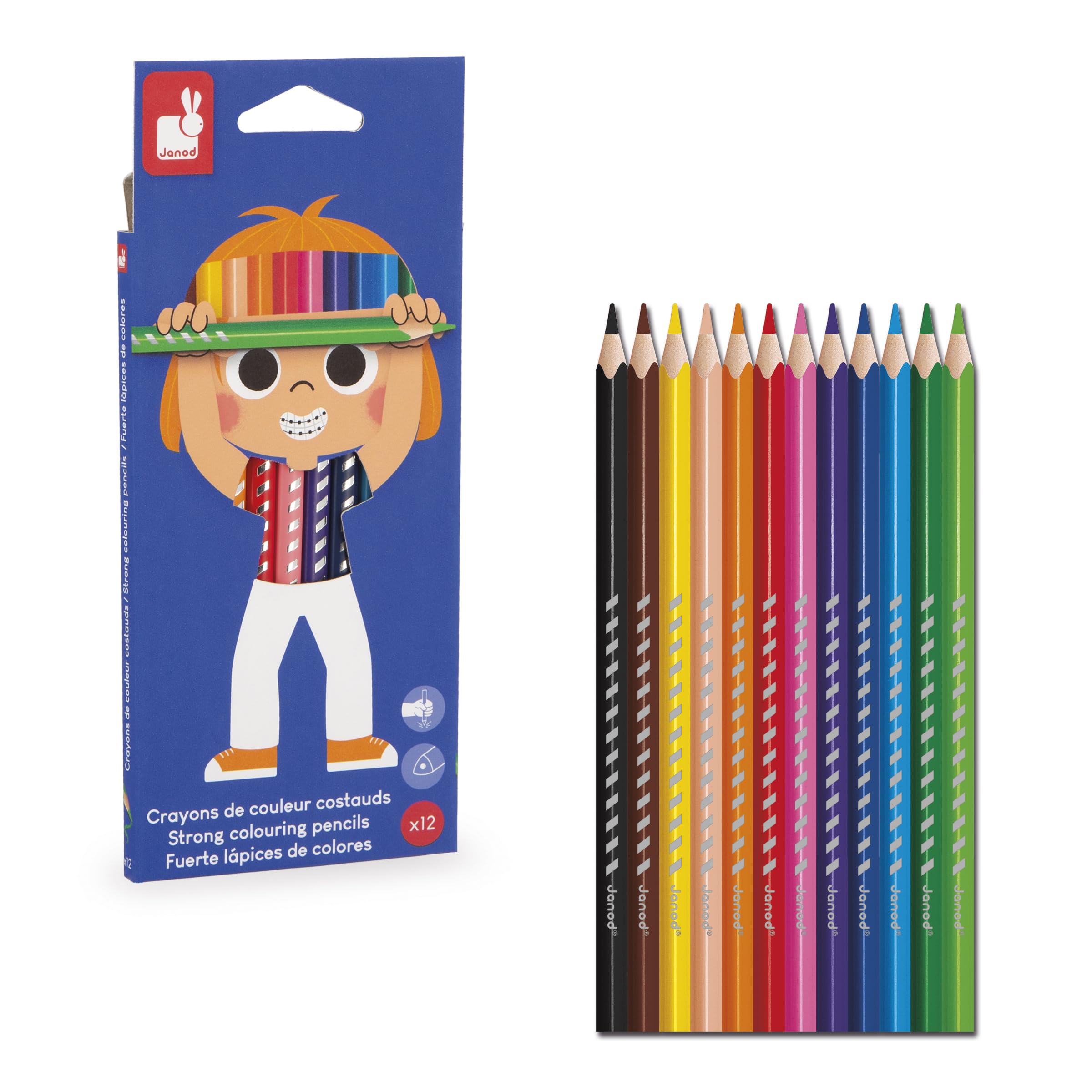 janod-12-crayons-de-couleurs-j07408-triangulaires-ergonomiques image 6