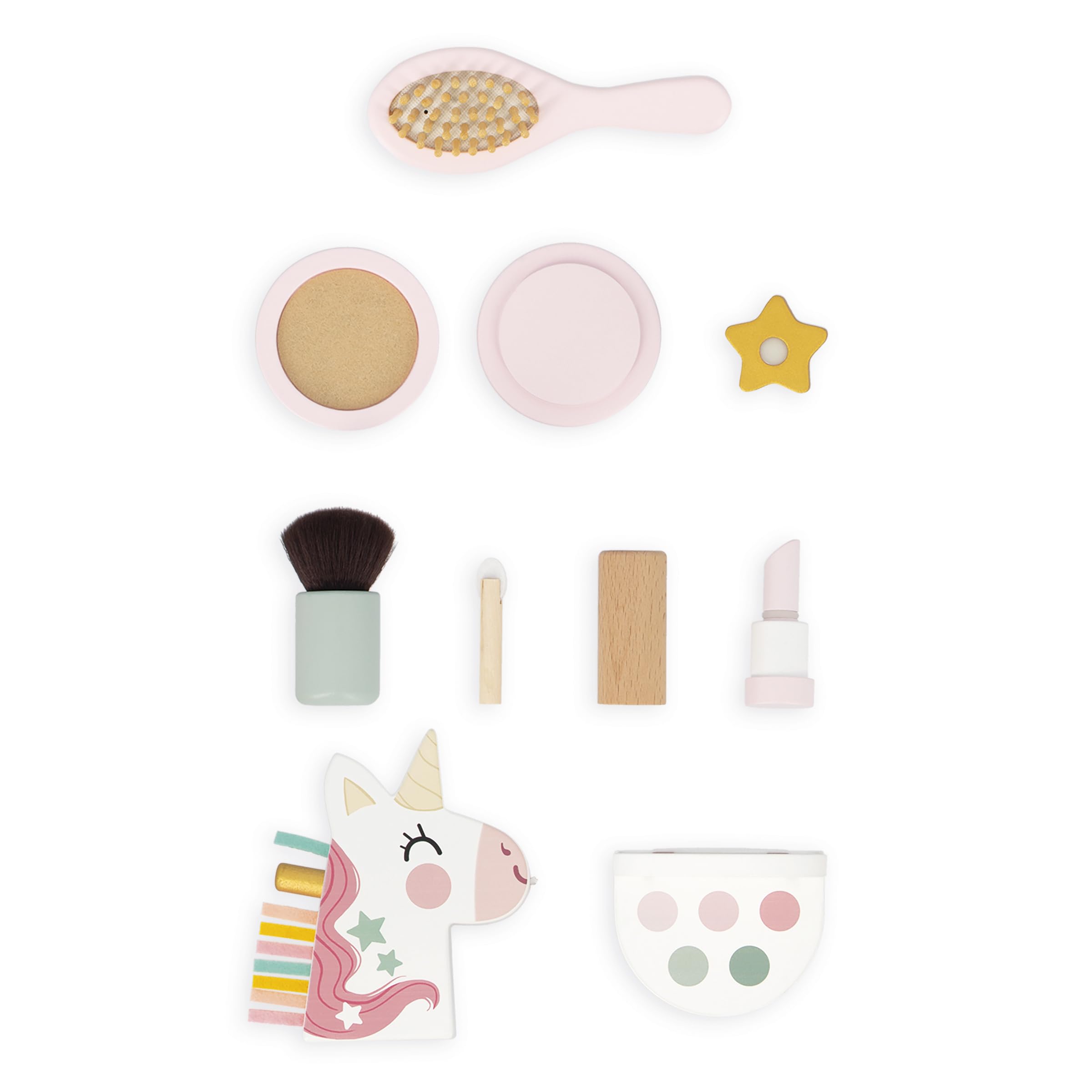 janod-coiffeuse-beaut-licorne-en-bois-sur-table-7-accessoires-j06463 image 4