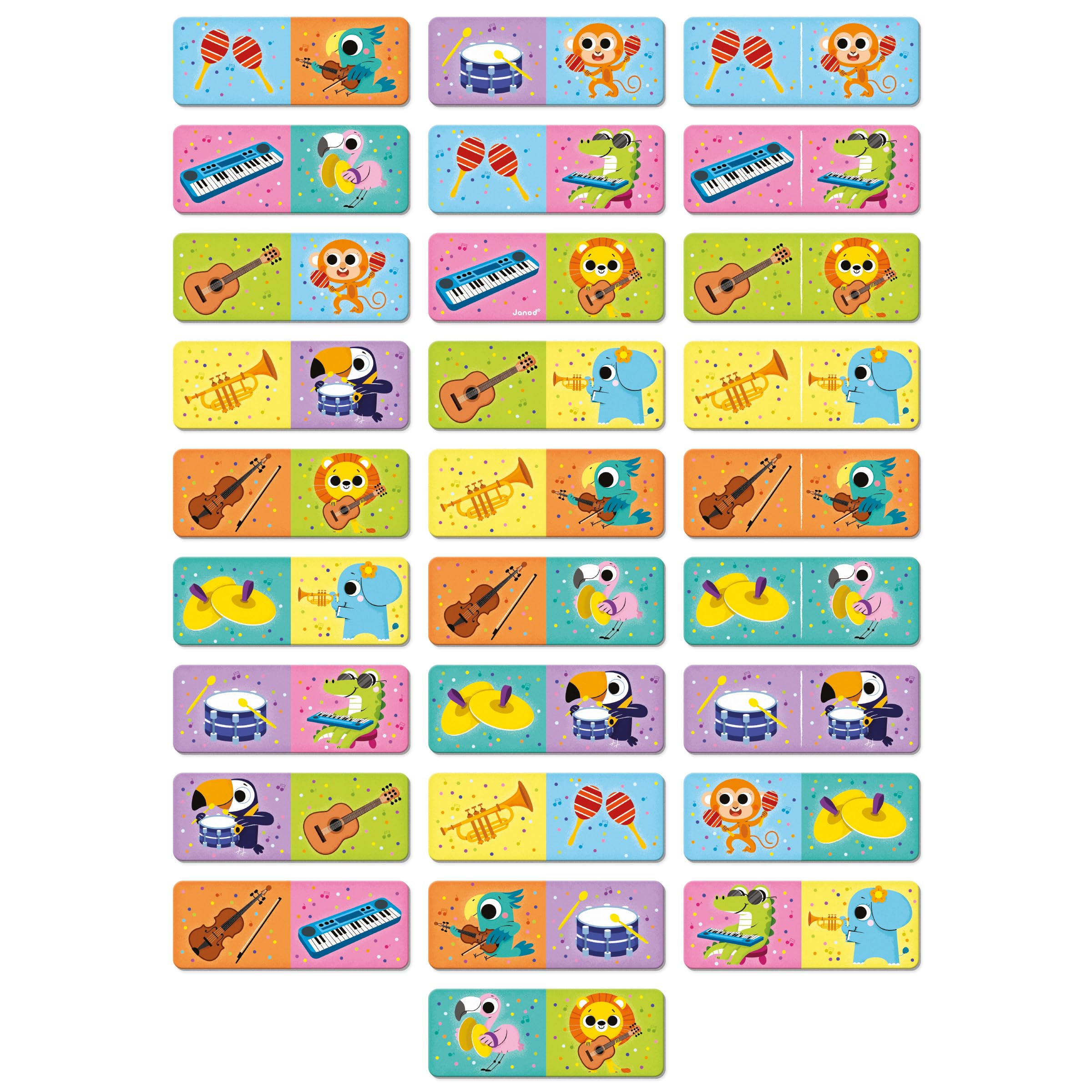 janod-dominos-instruments-de-musique-28-pi-ces-j02623 image 5