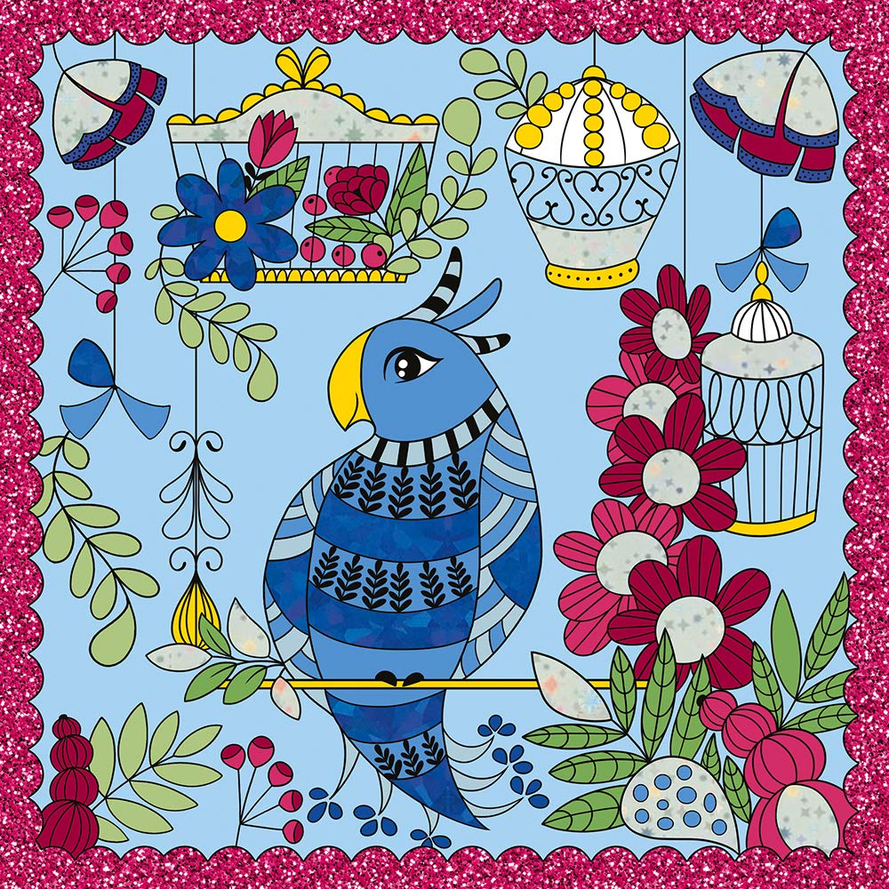 janod-kit-cr-atif-paillettes-et-dorures-oiseaux-8-tableaux image 5