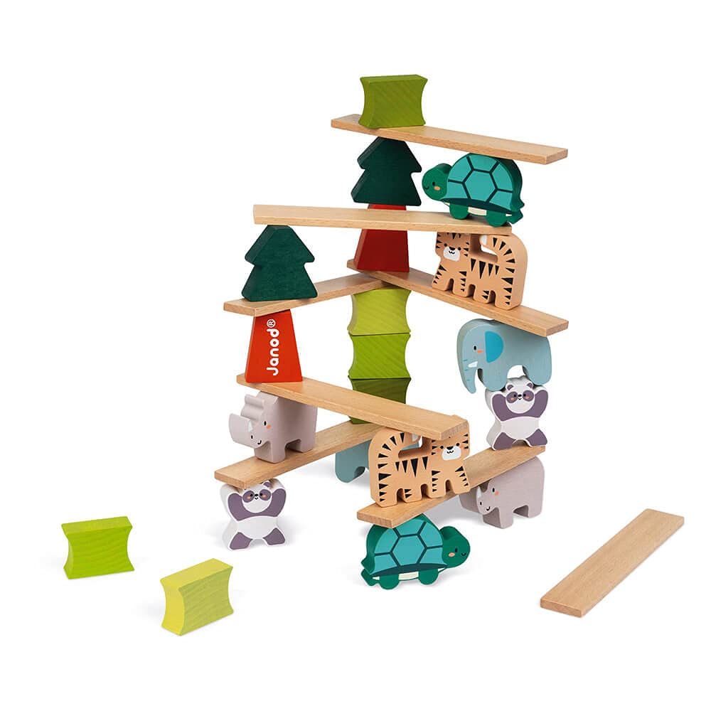 janod-j08613-les-animaux-quilibristes-wwf-jeu-d-quilibre-26-pi-ces-bois-fsc image 1