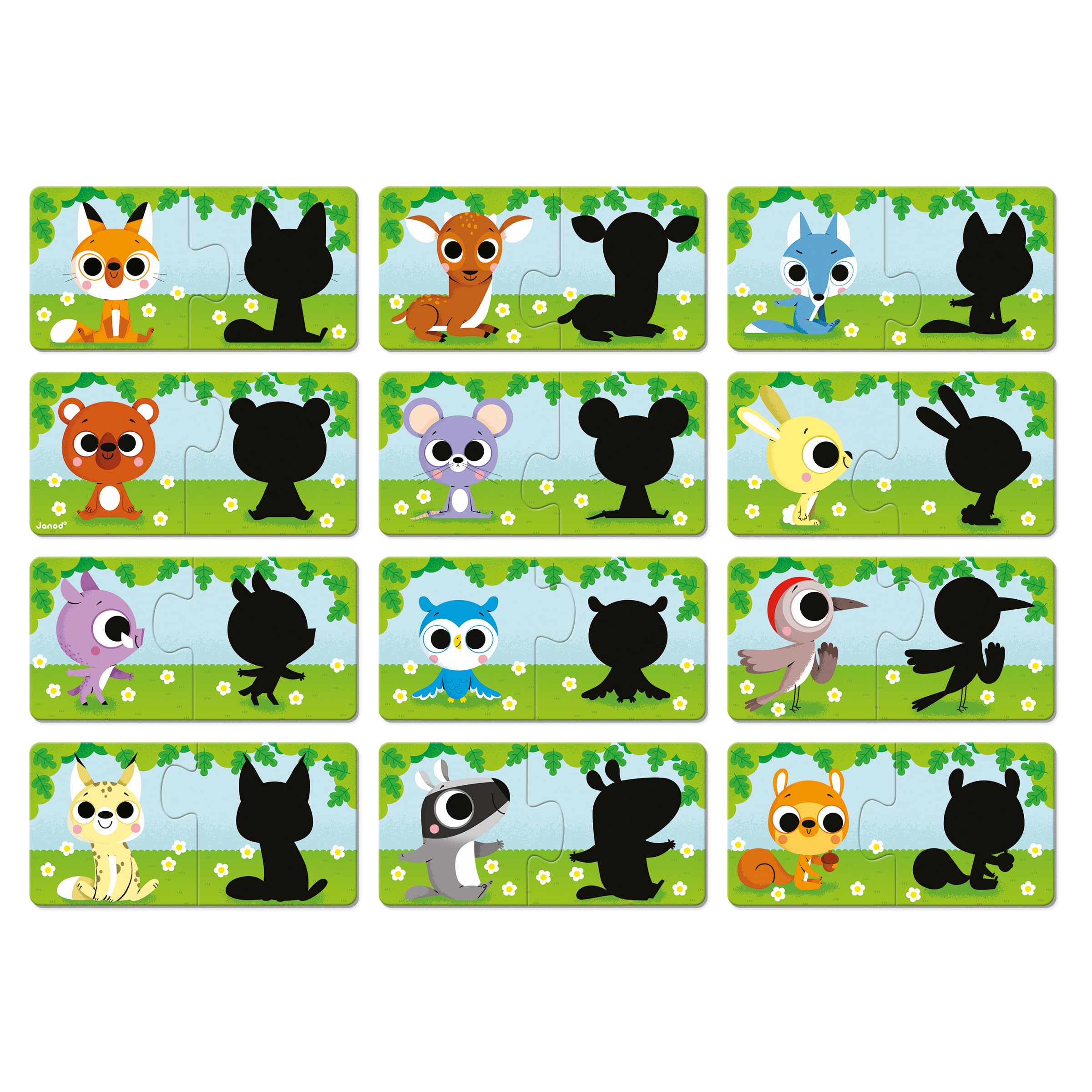 janod-puzzle-animaux-et-leur-ombre-j02701-12-puzzles-2-pi-ces-d-s-2-ans image 3