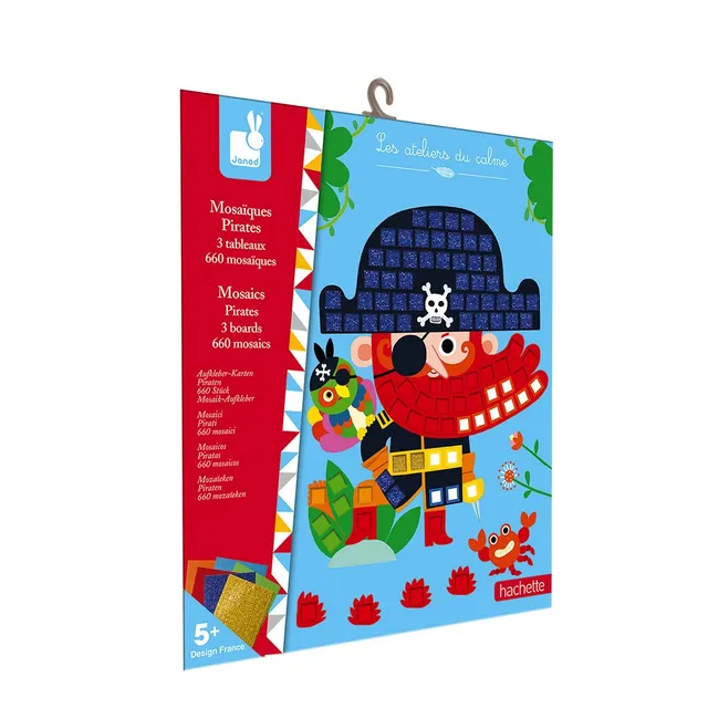 janod-les-ateliers-du-calme-j07897-coffret-mosa-ques-en-mousse-pirates-d-s-5-ans image 1