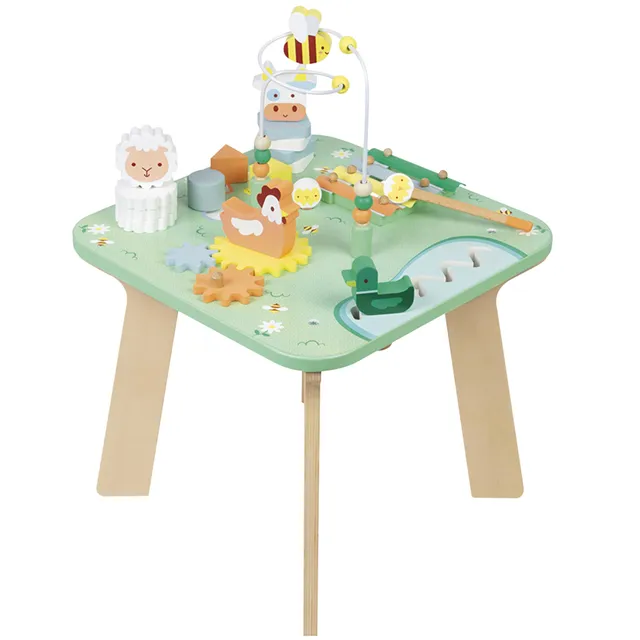 janod-table-d-veil-b-b-12-mois-table-d-activit-s-ferme-7-activit-s-en-bois image 1