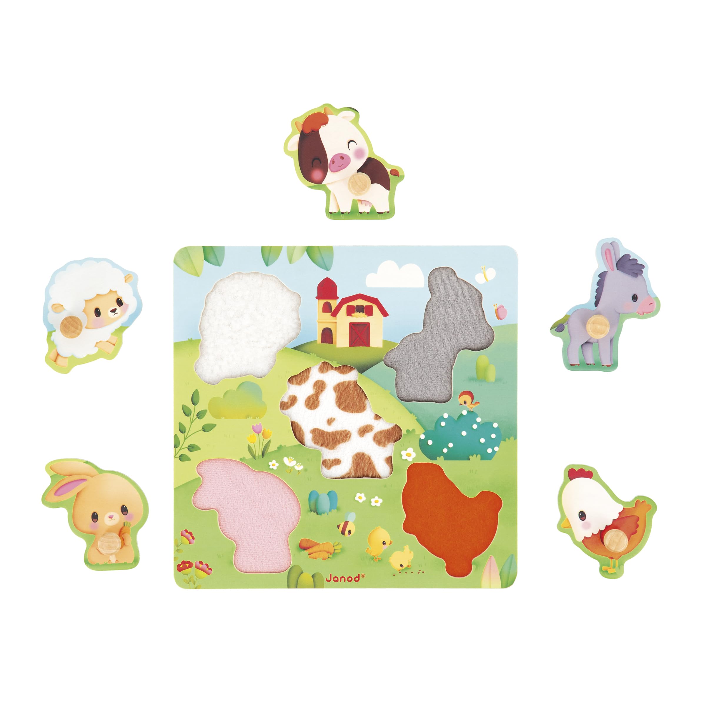 janod-puzzle-tactile-en-bois-ferme-j07129-5-pi-ces-d-s-18-mois image 3