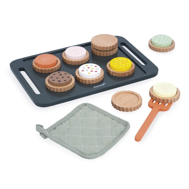 janod-atelier-biscuits-en-bois-j06643-kit-p-tisserie-plateau-avec-gant-et-spatul image 1