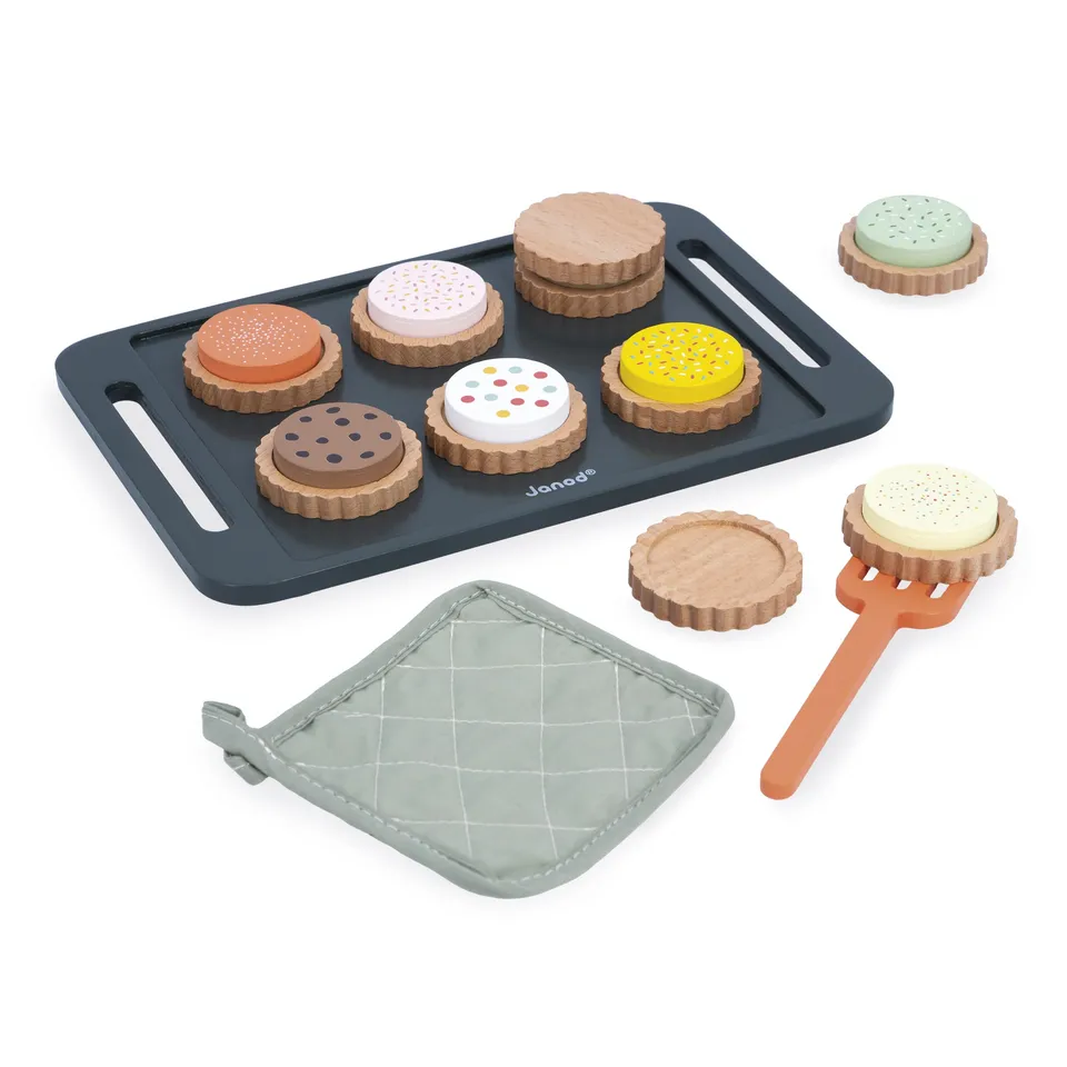 janod-atelier-biscuits-en-bois-j06643-kit-p-tisserie-plateau-avec-gant-et-spatul image 1