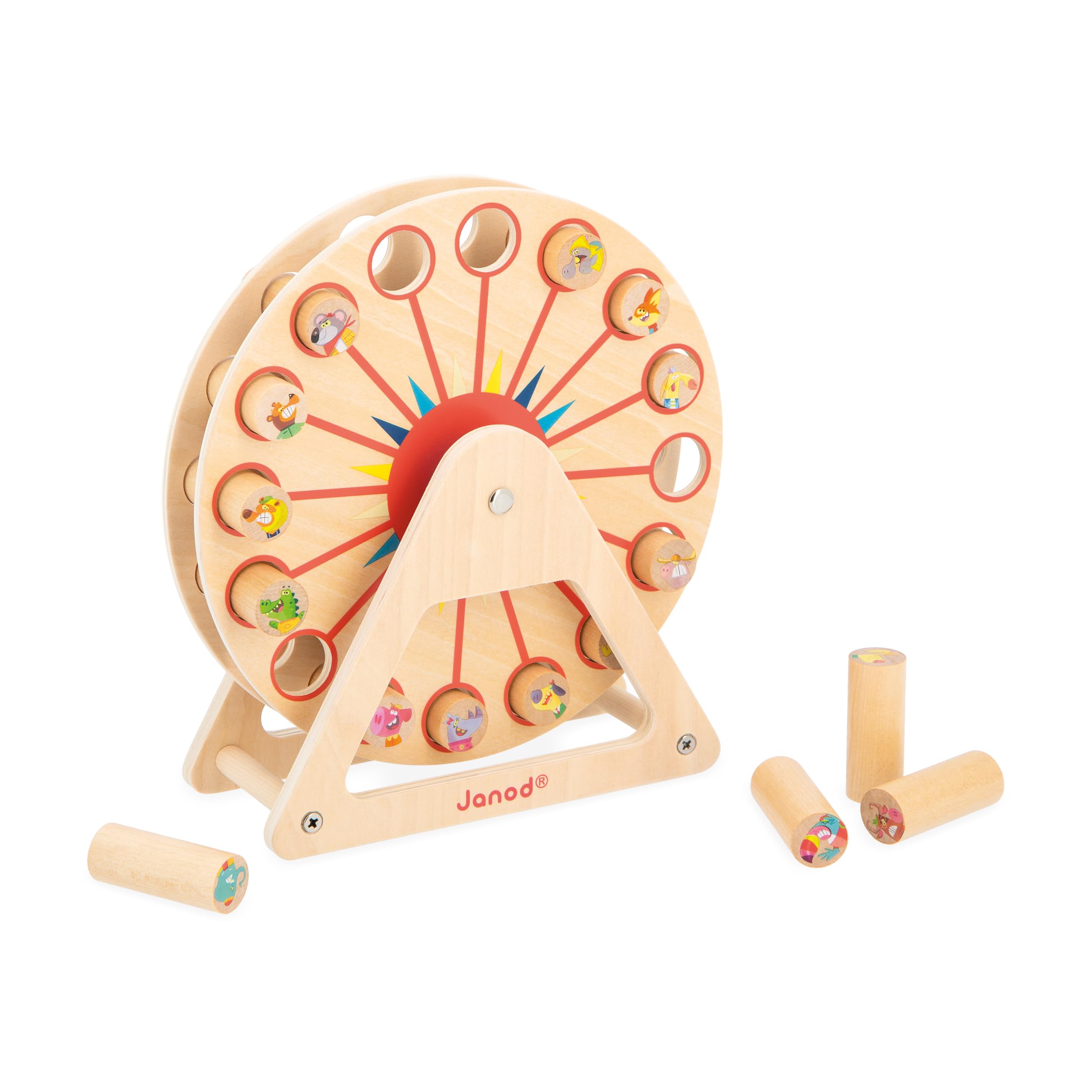 janod-j03358-grande-roue-en-bois-applepop-16-pions image 2