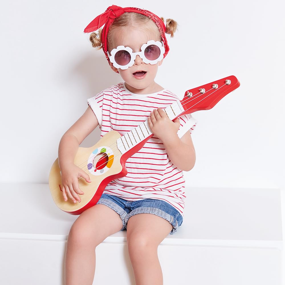 janod-guitare-rock-confetti-j07644-en-bois-54-cm-jouet-musical-3-ans image 2