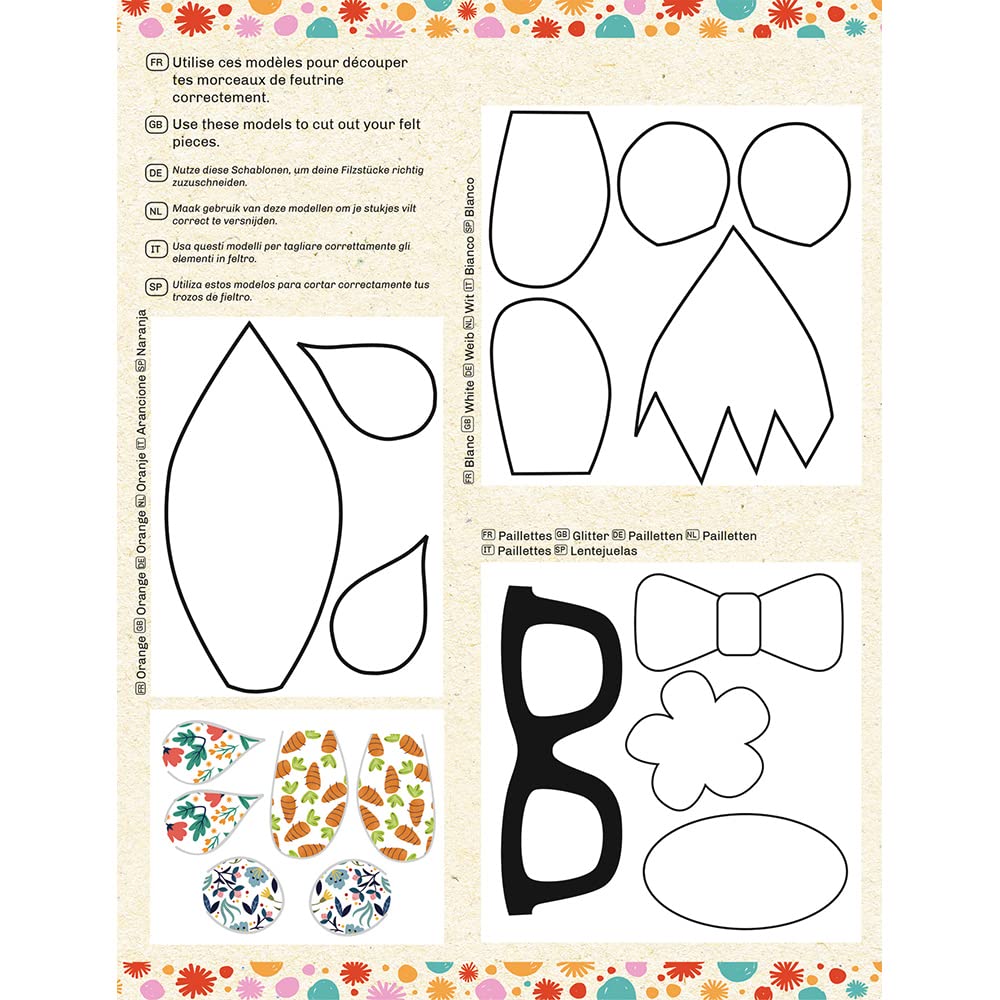 janod-kit-cr-atif-pompons-3-petits-animaux-renard-souris-lapin image 7