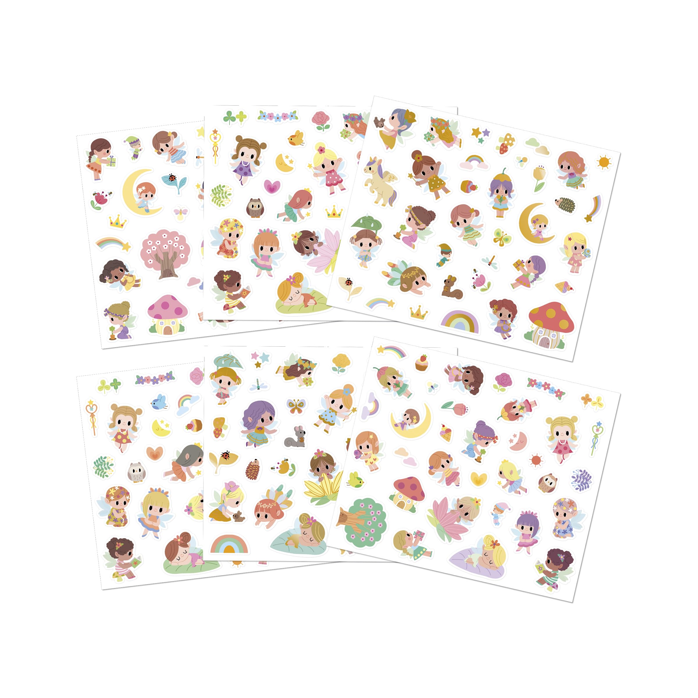 janod-j09195-200-gommettes-stickers-f-es-6-planches image 2