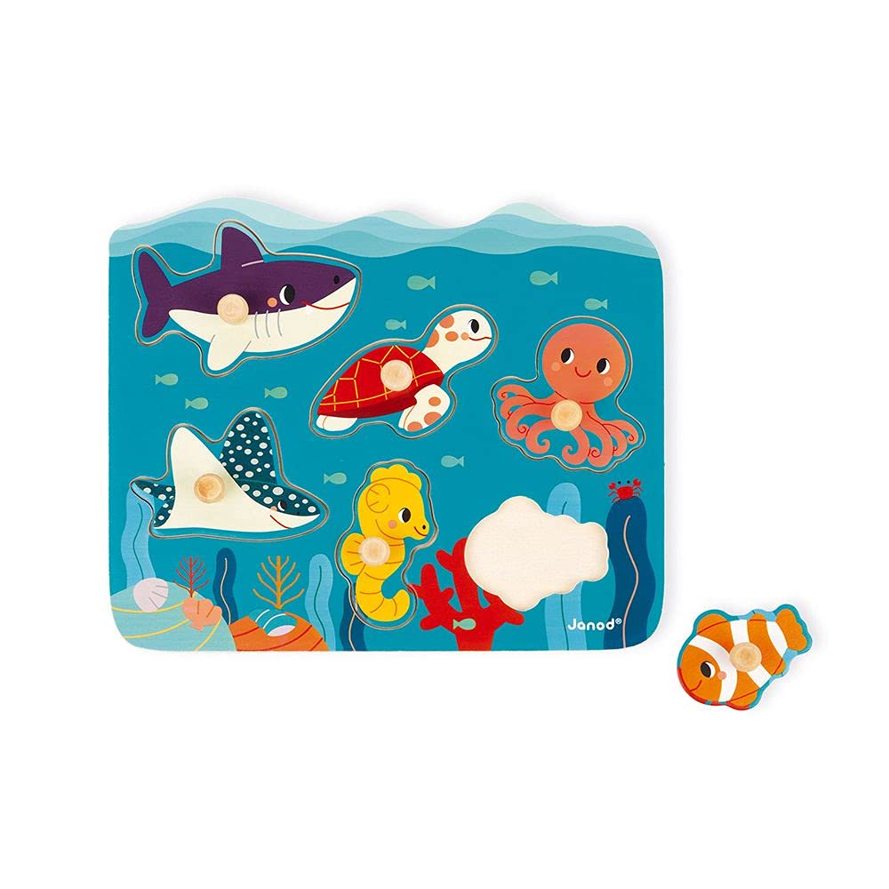 janod-j08619-puzzle-encastrement-bois-animaux-marins-6-pi-ces-wwf-d-s-18-mois image 3