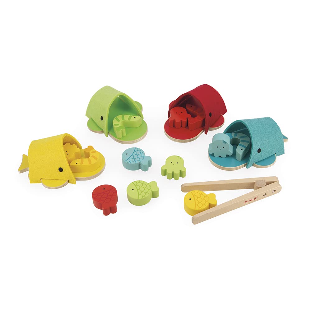 janod-jeu-de-tri-couleurs-baleine-j08276-jouet-veil-bois-17-l-ments-d-s-2-ans image 3