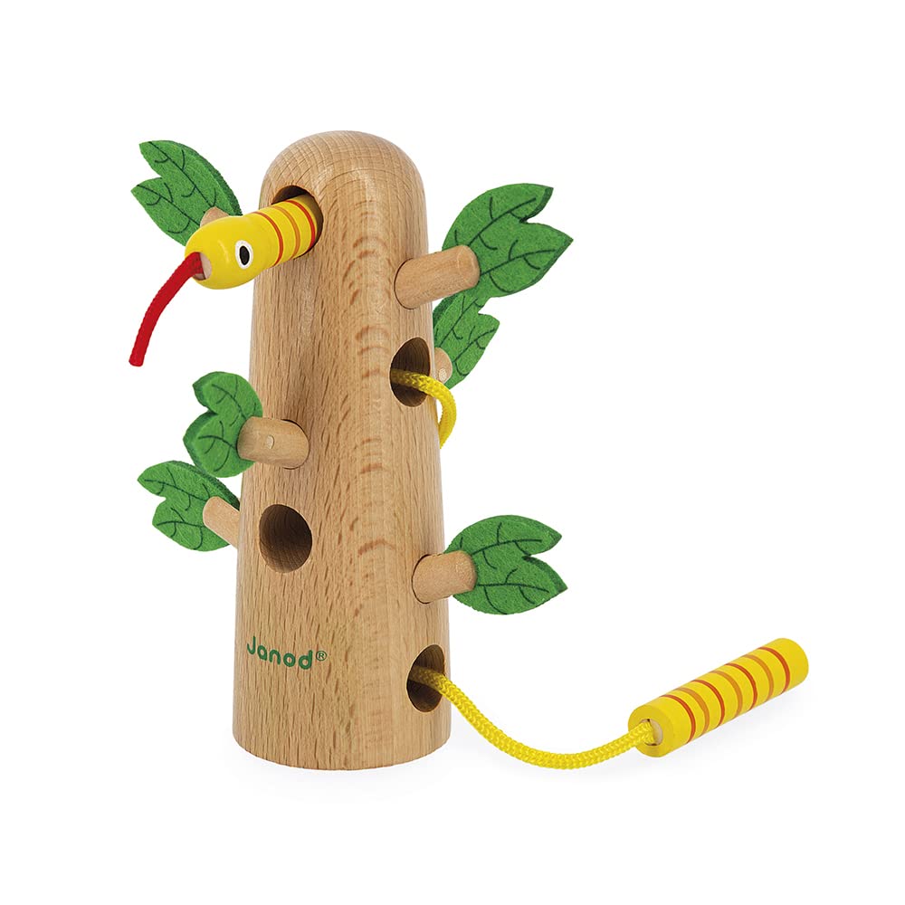 janod-arbre-tropical-lacer-tropik-j08265-jouet-d-veil-bois-motricit-fine image 3