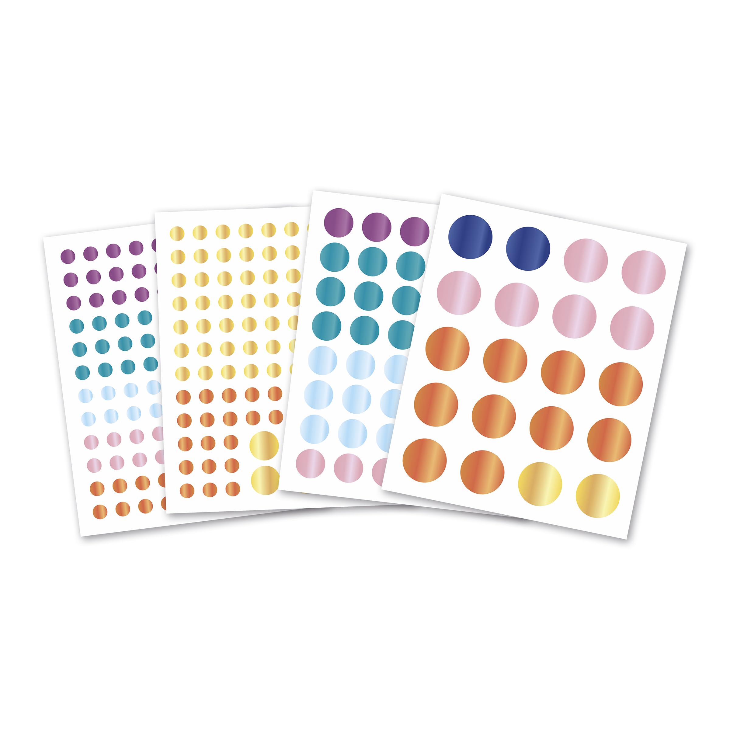 janod-gommettes-rondes-effet-m-talis-es-kit-cr-atif-4-tableaux-animaux-d-s-3-ans image 3