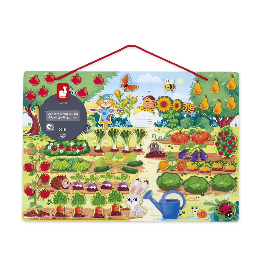 janod-j05463-mon-jardin-magn-tique-tableau-bois-70-magnets image 6