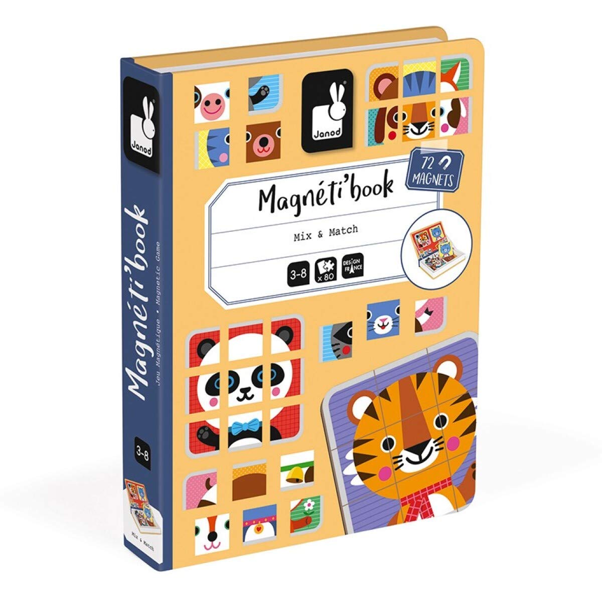 janod-magn-ti-book-mix-match-j02587-jeu-magn-tique-72-magnets-8-animaux-d-s-3-an image 5