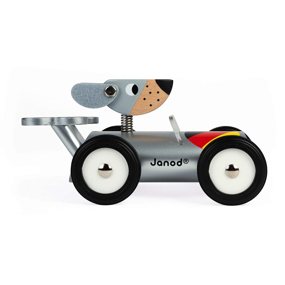 janod-spirit-car-hans-voiture-chien-en-bois-massif-allemagne image 3