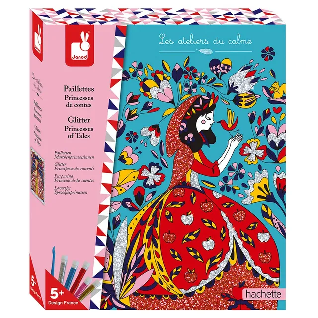 janod-coffret-paillettes-princesses-de-contes-j07886-5-tableaux-les-ateliers-du- image 1