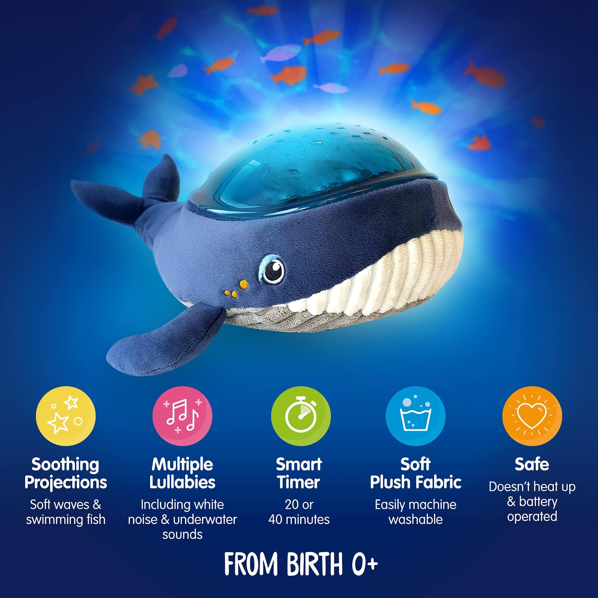 pabobo-aqua-dream-baleine-bleu-veilleuse-musicale-projecteur-aquatique image 4