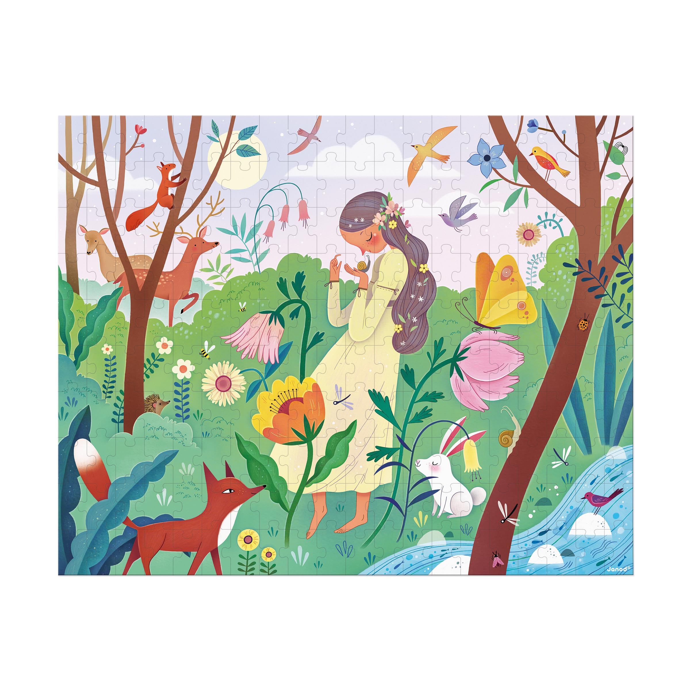 janod-dame-nature-puzzle-200-pi-ces-avec-poster-50-x-40-cm image 3