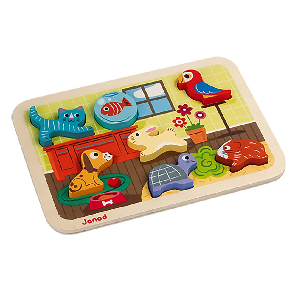 janod-animo-puzzle-en-bois-7-pi-ces-animaux-domestiques image 4