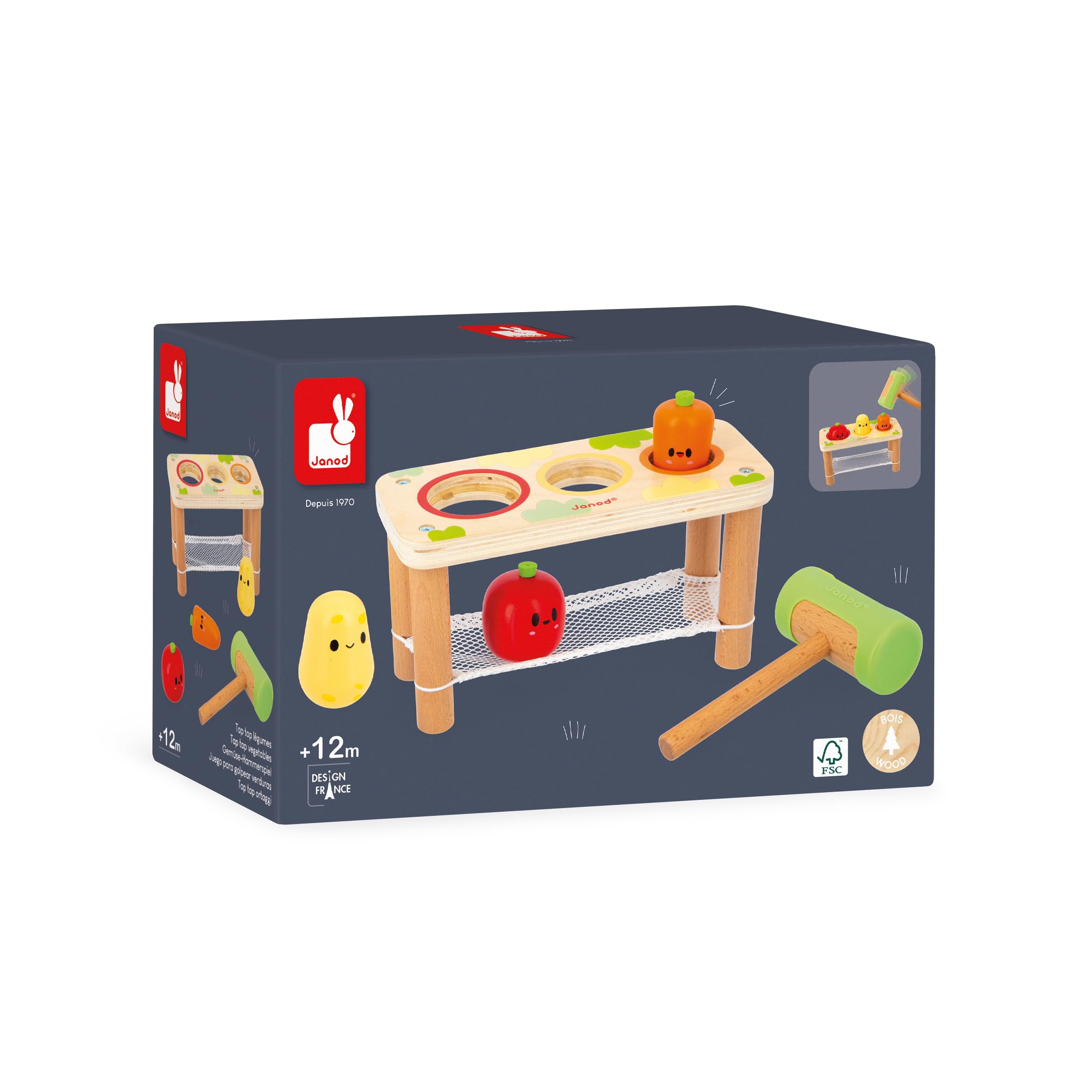 janod-taptap-l-gumes-de-la-ferme-en-bois-maillet-j03309 image 6