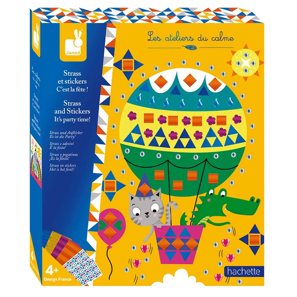 janod-j07820-kit-loisirs-cr-atifs-strass-et-stickers-c-est-la-f-te image 1