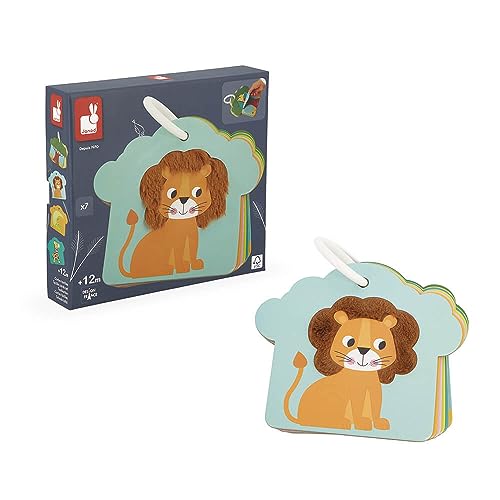 janod-cartes-tactiles-ferme-7-cartes-anneau-jouet-d-veil-j02692 image 4