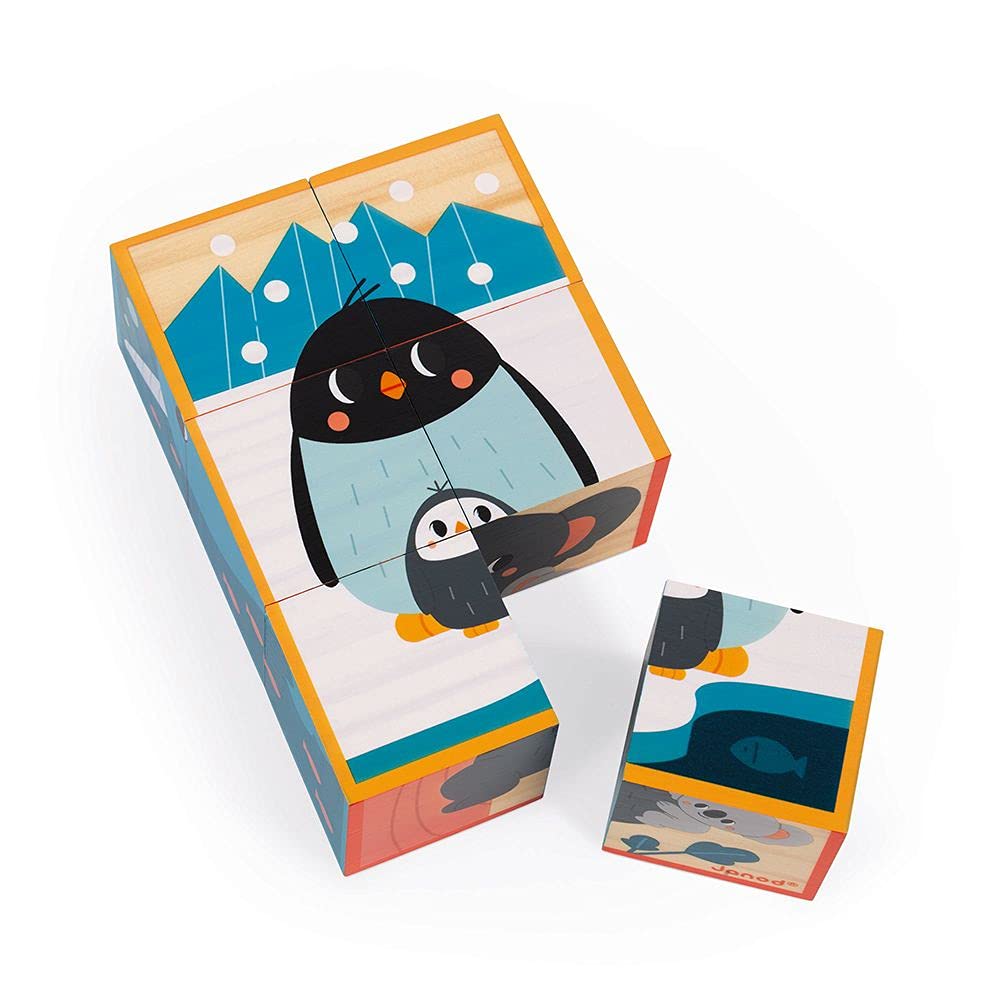 janod-j08622-puzzle-cubes-en-bois-animaux-wwf-6-cubes image 3