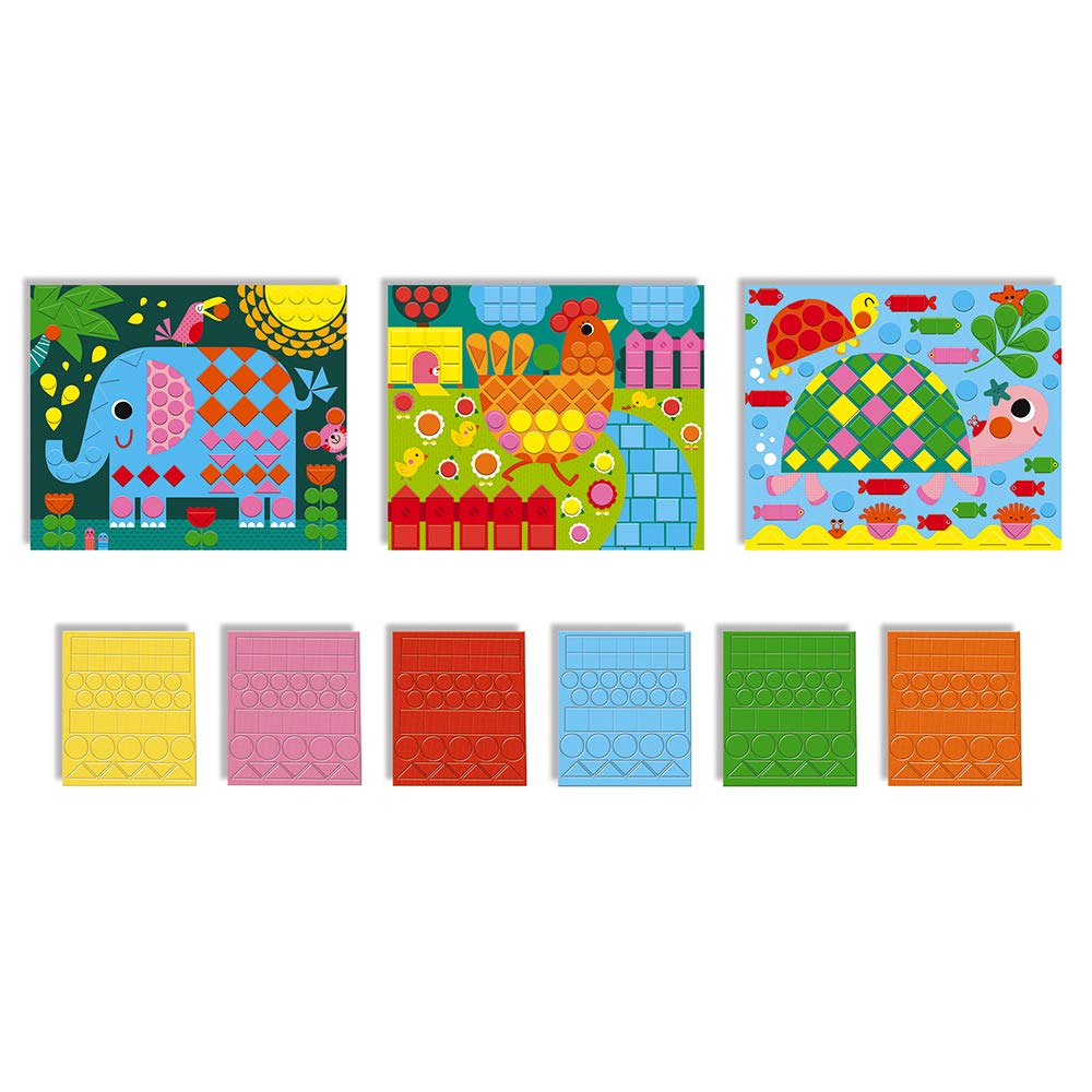 janod-les-ateliers-du-calme-j07899-coffret-mosa-ques-en-mousse-animaux-3-tableau image 8