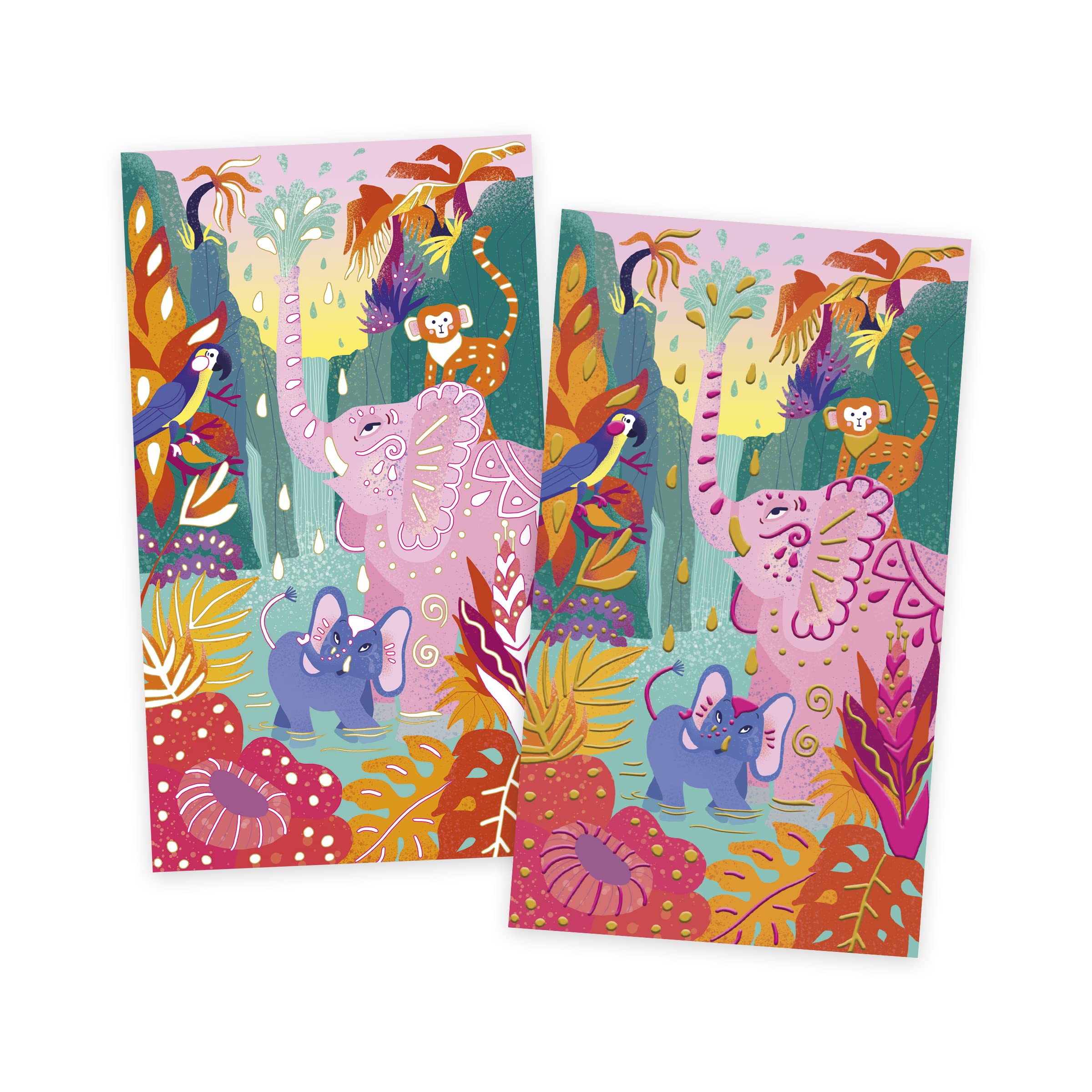 janod-les-ateliers-du-calme-j07950-peinture-3d-jungle-3-tableaux image 3