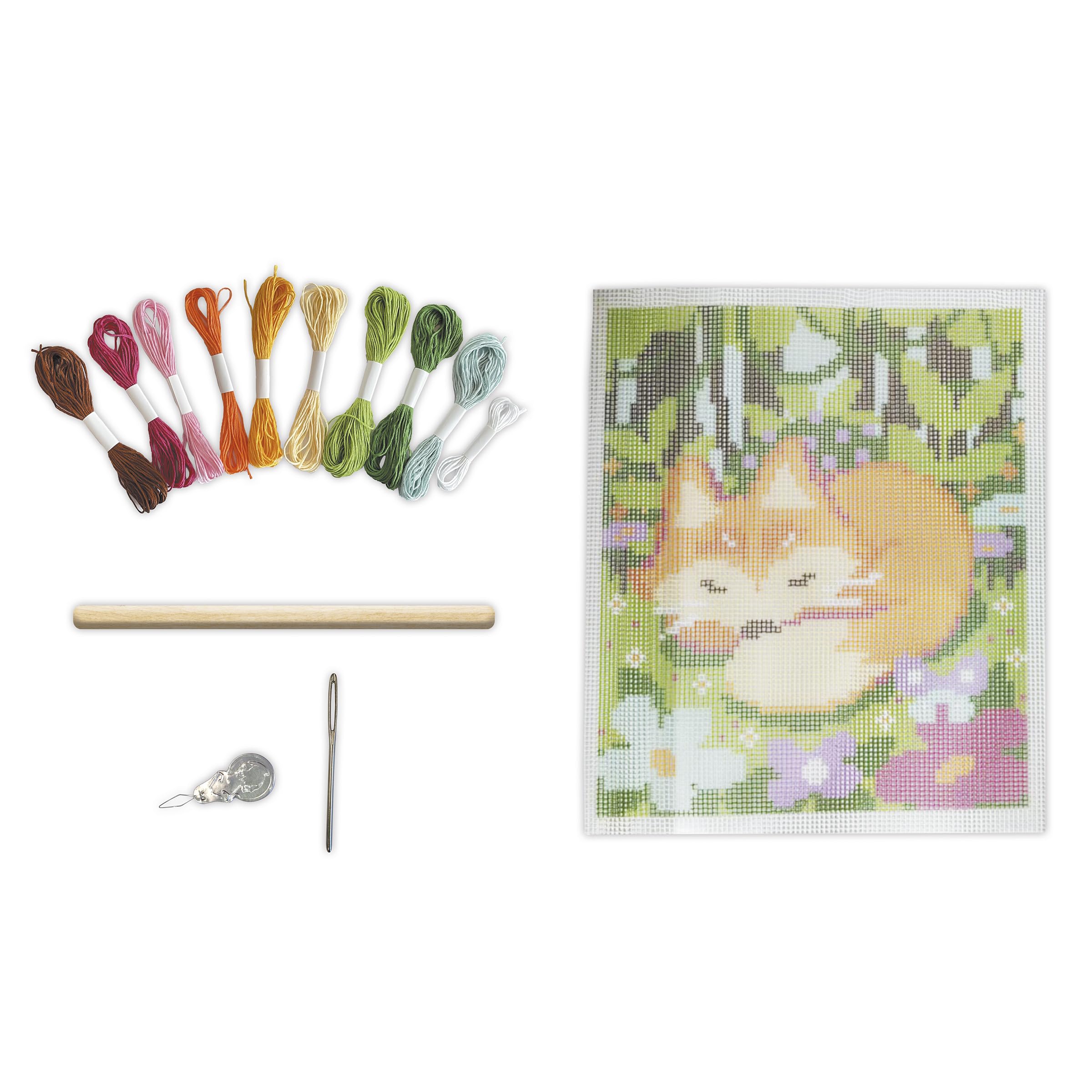 janod-kit-cr-atif-canevas-renard-suspendre-broderie-facile-strass image 4