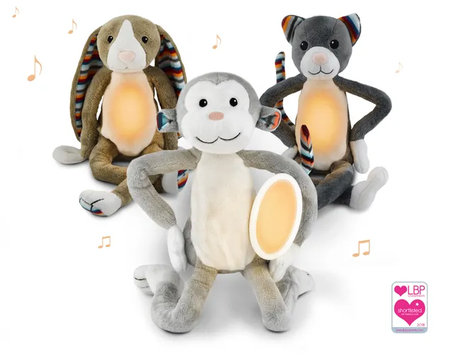 zazu-max-bo-and-katie-peluche-veilleuse-musicale-ventre-lumineux image 1